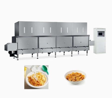 Double Screw Extruder Corn Flakes Making Machine Easy Operation