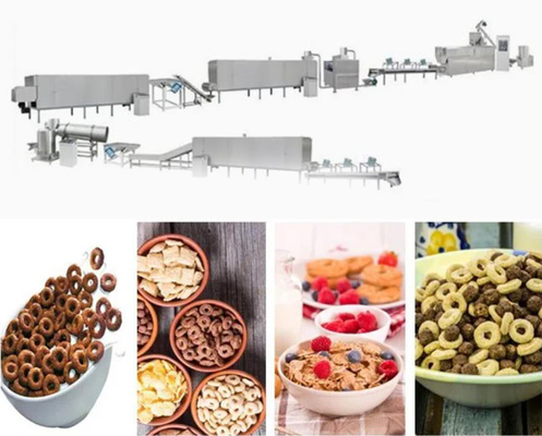 delicious multifunctional good performance corn flakes/breakfast cereal processing line