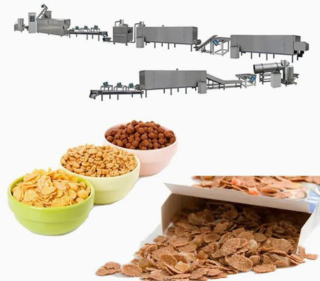 Continuous Corn Flakes Processing Line Corn Flakes Machinery