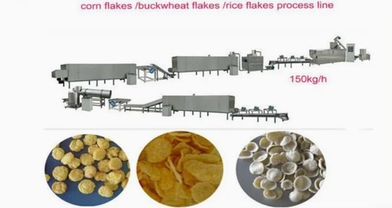 304 Stainless steel corn flake making machine for Kellogg and Nestle products