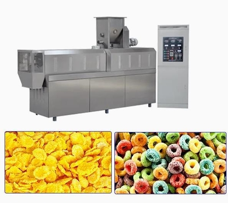 Automatic Corn Flakes Processing Line , Cereal Breakfast Home Popcorn Machine