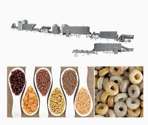 High automation Corn Flakes Processing Line with 12 months Warranty