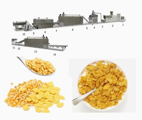 Economical cereals Corn Flakes Machine / rice flakes making machine