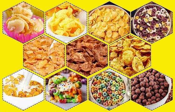 Fully automatic Corn Flakes Processing Line , snack maker machine