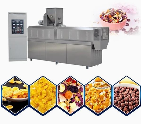 High capacity Bulk corn flakes automatic food making machine for Cereals snacks