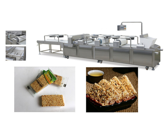 400-600kg / Hr Cereal Bar Equipment Muesli Bar Granola Bar Cutting Machine