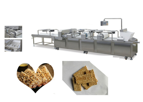 Stainless Steel 304 600kg/Hr Granola Cereal Bar Cutting Line