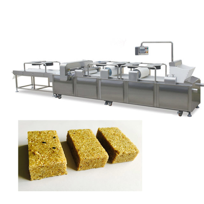 Full Automatic Cereal Bar Cutting Machine Stainless Steel Peanut Brittle Candy