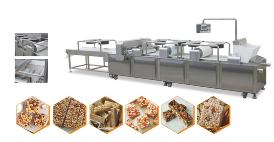Rice bar puffed rice / dates / Cereal Bar Making Machine SUS304 material