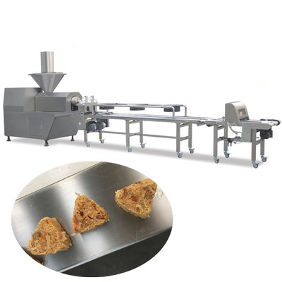Beef / Chicken / Duck Meat Pet Food Extrusion Equipment Dog Treat Beef Stick Snack Making