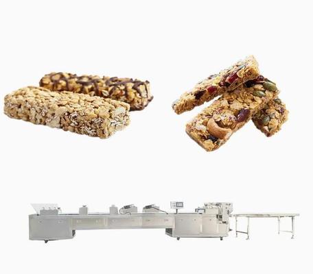 Rollers Flattening And Cutting Peanut Candy Bar Making Machine SUS304 Material