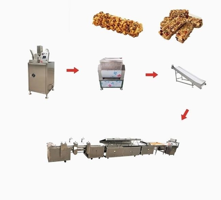 Cereal Bar Making Machine / Bar Shape Cereals Candy Cutting Machine