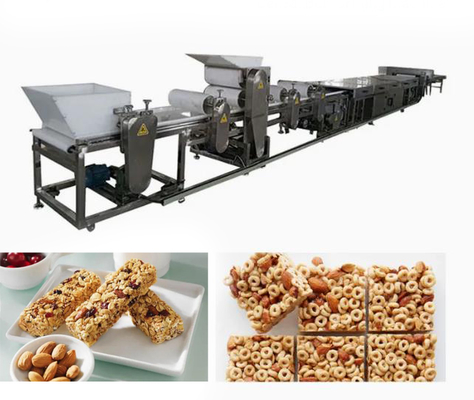 New Condition Puffed cereal bar Making Machine Cutting Line with Touch Screen