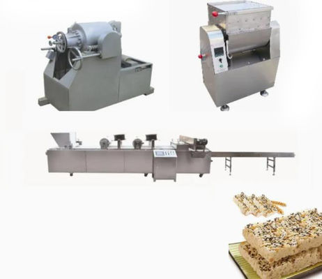 Snack Cereal Bar Making Machine / Continuous & Automatic peanut bar making machine