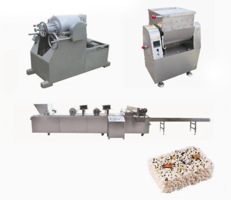 Continuous and Automatic Candy Bar / Cereal Bar Making Machine 380V 50Hz