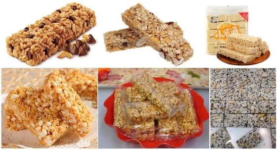 Automatic Cereal Bar Making Machine , snacks manufacturing machine