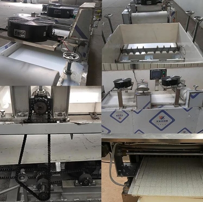 380V 50Hz Cereal Bar Making Machine , Puffed Cereal Bar Cutting Machine