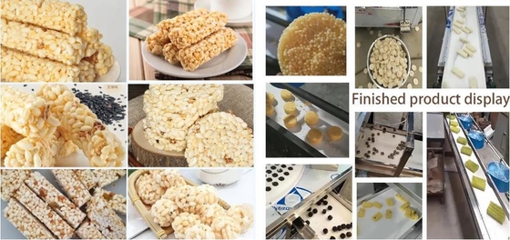 Nut Chocolate Bar / Cereal Bar Making Machine With multiple level structure