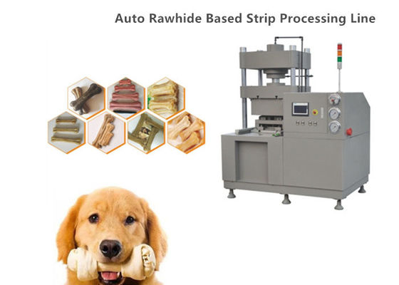 60T Twin Moulds Dog Bone Making Machine Dental Treats Bone CE Approved