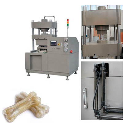 Pet Snack Processing Machine Made By Rawhide , Dog Bone Maker Machine