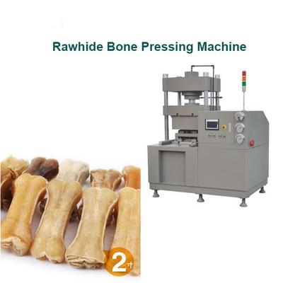 Rawhide Dog Chewing Snack Making Machine , dog bone maker