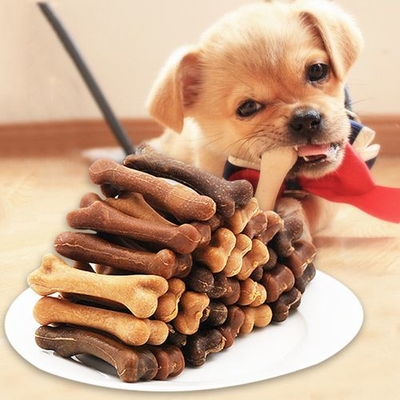 Customized Native color Pressed Rawhide Bones dog chews Machine