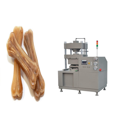 Manual / Automatic Operation Dog Bone Making Machine For Dog Treats Rawhide Bone