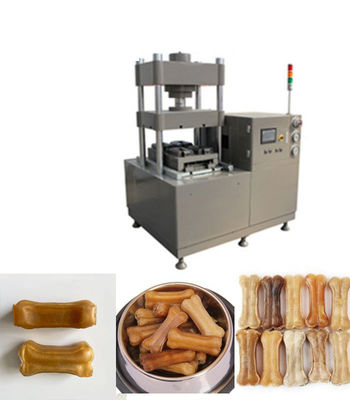 Stainless Steel Natural Rawhide Bone Pet Food Processing Machinery / Punching Machine