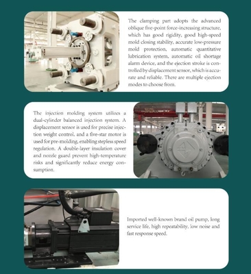 Fully Automatic Pet Injection Moulding Machine 380V 50HZ
