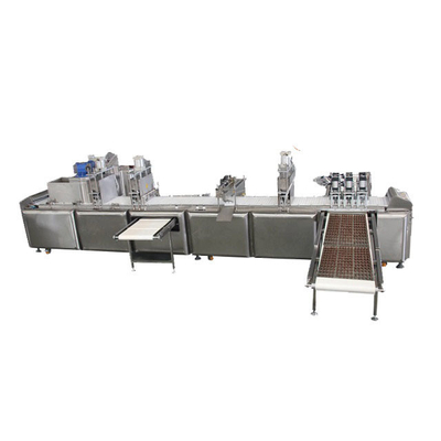Siemens PLC Codfish Cubes Dog Food Making Machine Stainless Steel