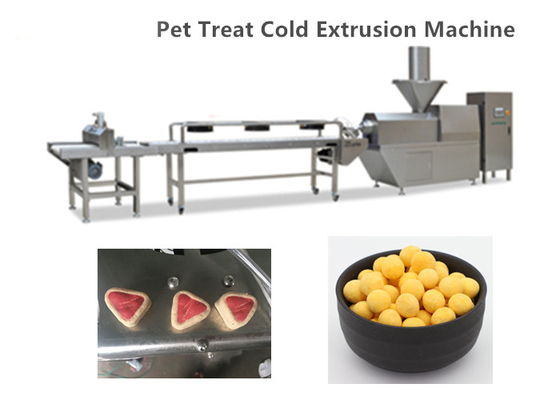 Jerky Dog Treat Machine Pet Food Extruder Line 300-500kg/Hr