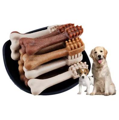 Dental Dog Chewing Bone Making Machine / Molded Pet Snacks Making Machine
