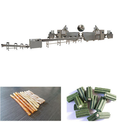 Stainless Steel Pet Food Extruder Dog Treats / Dog Chewing Gum Processing