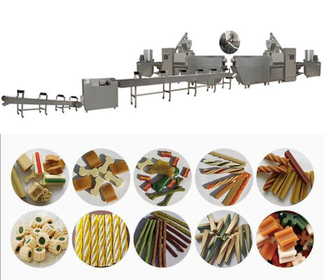 Ss Dental Care Dog Food Extruder Chewing Gum Snack Food Production Line