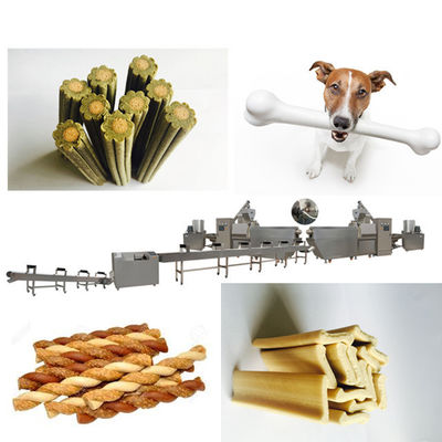 Pet Dog Food Extruder Animal Food Processing Machine With PlC Control