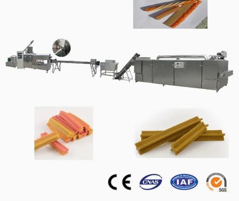 Strip , stick , bone Shape Dog Food Extruder processing equipment / dog food machinery