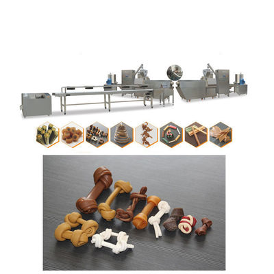 Dog Chewing Treats Dog Food Extruder / Pet Treats Chews Extruder