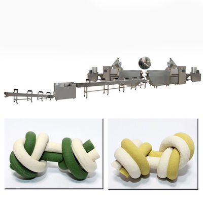 Dog Chewing Treats Dog Food Extruder / Pet Treats Chews Extruder