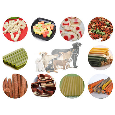 Good Pet Treats Dog Chews Bone food Extruder Machine  ISO9001 2008 Certification