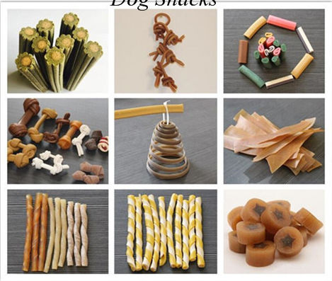 Chewing pet dog food machinery , Twist Semi Moist Dog Food Extruder For Pet Treats