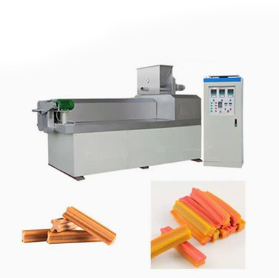 CE Certified Single Screw Extruder For Pet Chewing Snack , Dog Treat