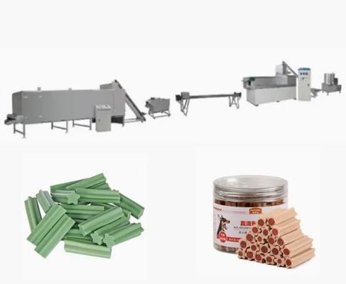Singe Screw extruder equipment / Pet Treats bone dog food machine