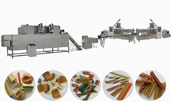 Pop Nutritional Dog Food Production Line 100kg/Hr Various Shapes