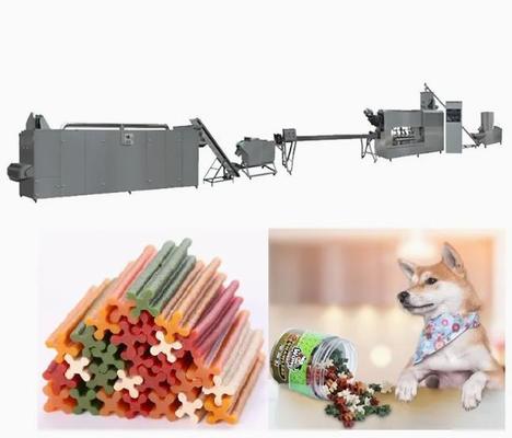 Continuous & Automatic Dog Food Extruder Single Screw  Food Processing Line