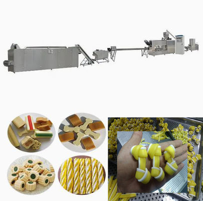 Small Bone Dog Food Manufacturing Machine Twist Dental Care Treats 30 X 5 X 3m