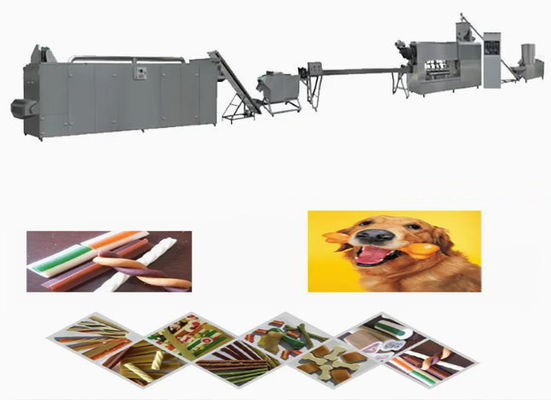 100kg/h High Capacity Dog Food Extruder Machine For Making Pet Snack