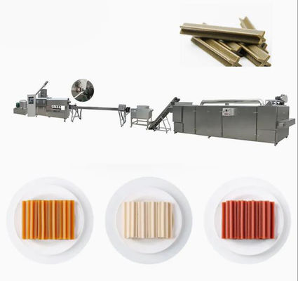 Continuous And Automatic Pet Food Extrusion Equipment 380V / 50Hz 100-150kg/Hr
