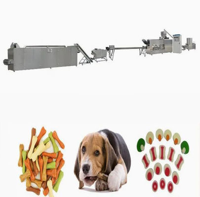 Continuous And Automatic Pet Food Extrusion Equipment 380V / 50Hz 100-150kg/Hr