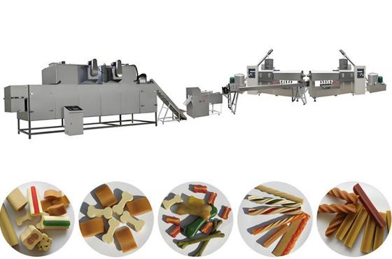Pet Snacks / Dog Chews / Pet  Dog Treat Extruder Machine 100kg/Hr With CE