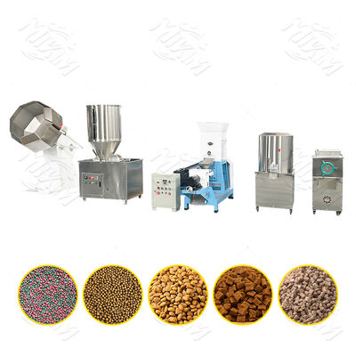 Industry 500 Kg/h Pet Snacks Food Machine Production Line Twin Screw Dog Food Kibble Fish Feed Making Extruder